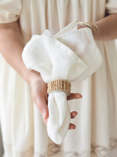 Boho Beaded Napkin Ring - The Cross Decor & Design