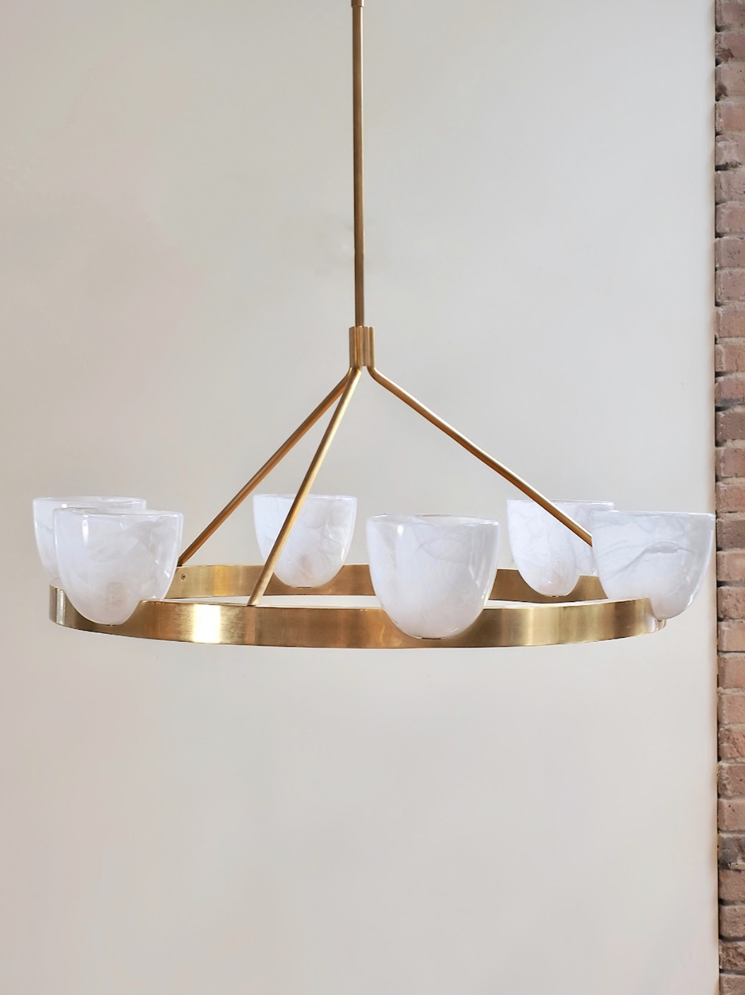 Oriana Antique Brass Chandelier - The Cross Decor & Design