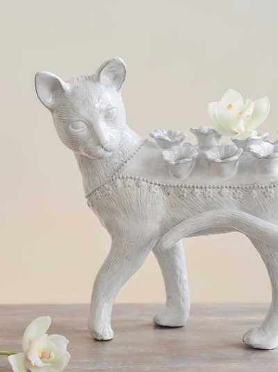 Cat Flower Holder - The Cross Decor & Design