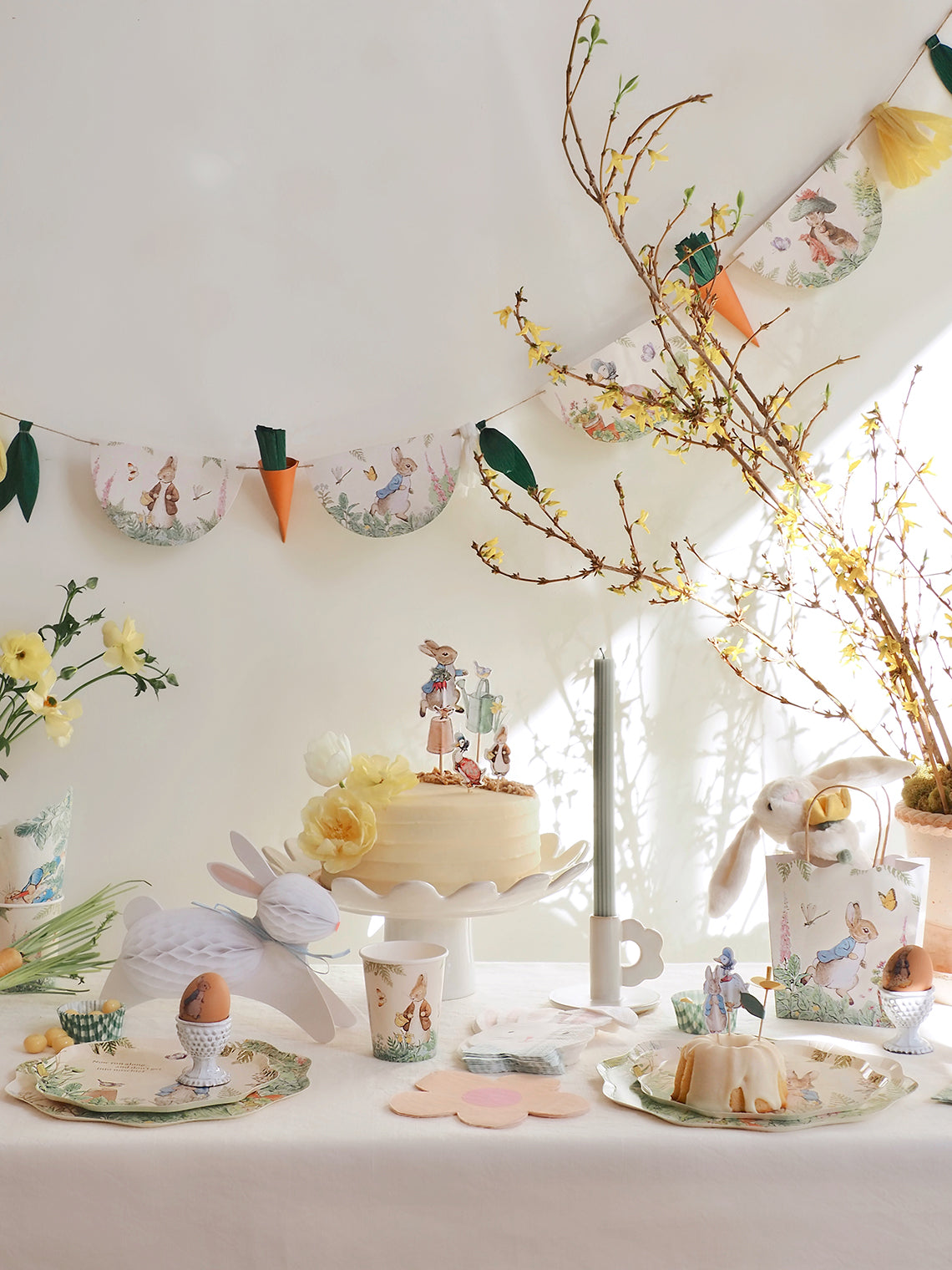 Peter Rabbit In The Garden Napkins | Small - The Cross Decor & Design
