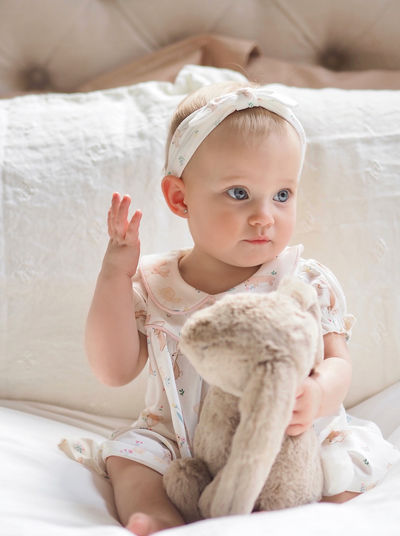 Bunny and Duck Knot Headband 0-12M - The Cross Decor & Design
