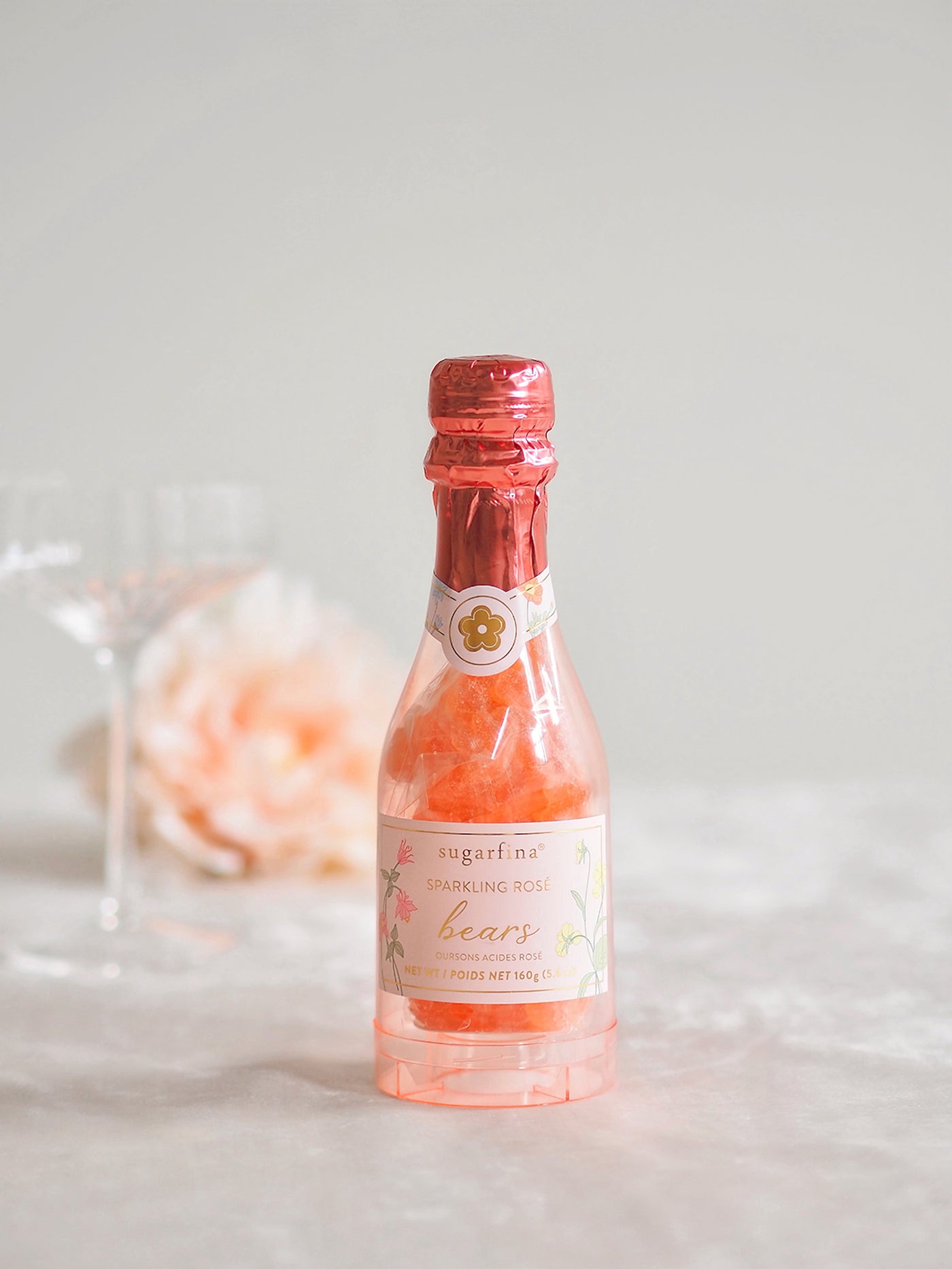 La Vie En Rose Sparkling Rose Bears Bottle