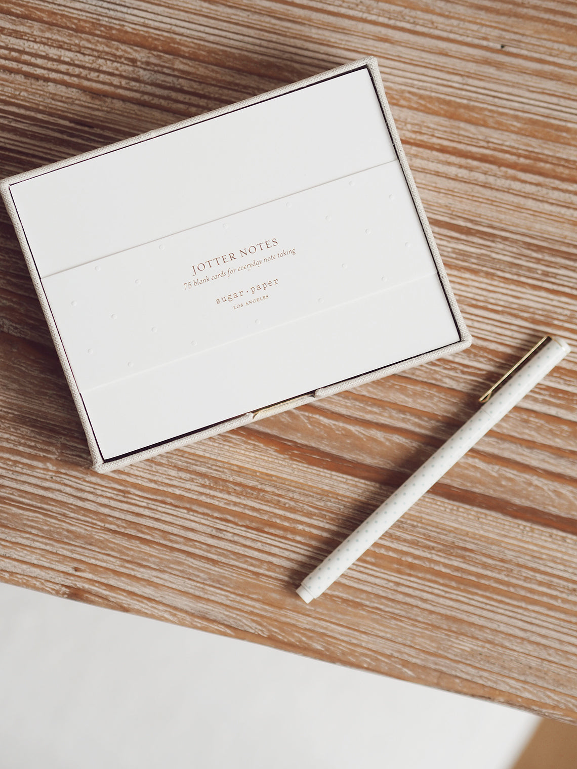 Flax Desk Jotter - The Cross Decor & Design