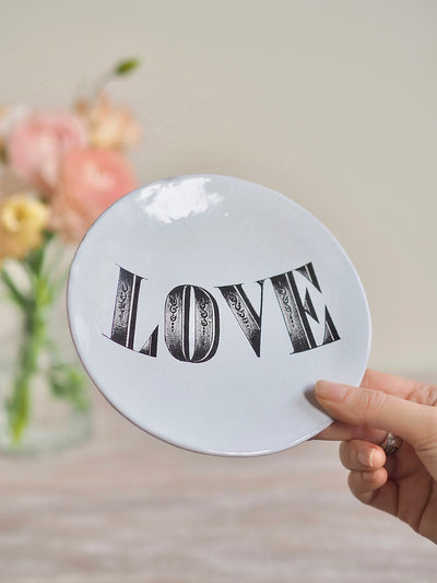 John Derian Love Saucer - The Cross Decor & Design