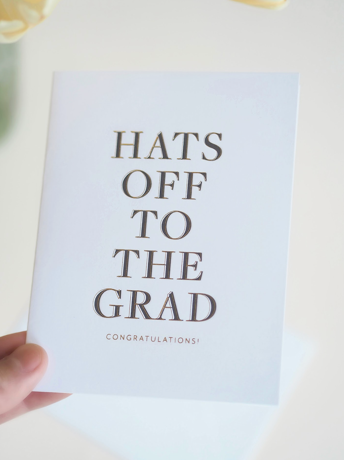 Hats Off to the Gard Card - The Cross Decor & Design