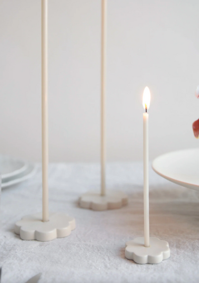 Fleur Long Stem Candle Holder - The Cross Decor & Design