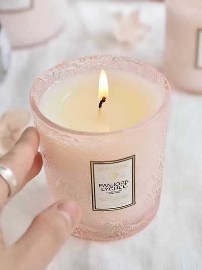 Panjore Lychee Classic Boxed Candle - The Cross Decor & Design