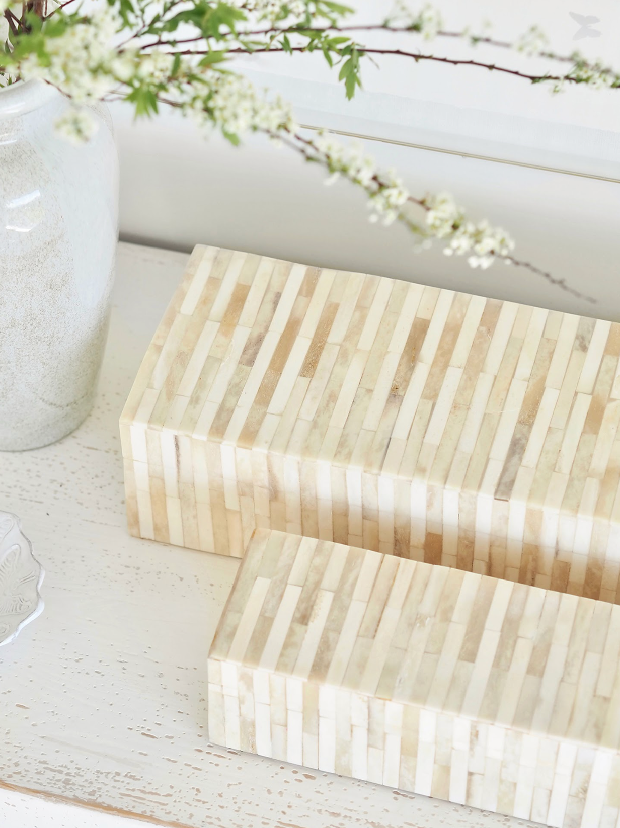 Lara Bone Box - The Cross Decor & Design