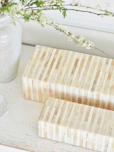 Lara Bone Box - The Cross Decor & Design