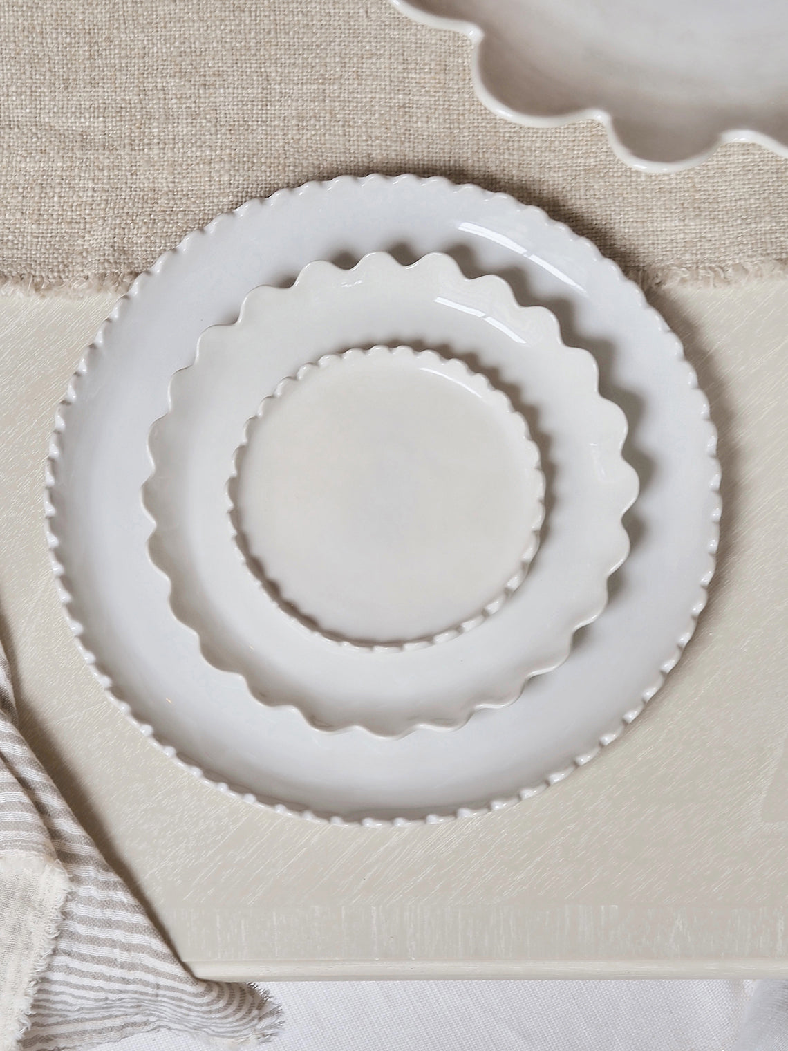 Nova Scalloped Dishware - The Cross Decor & Design