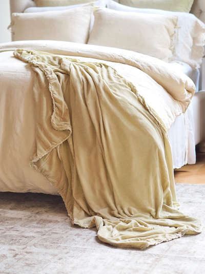 Carmen Parchment Throw Blanket - The Cross Decor & Design