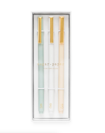 Solid Pastel Felt Pen Set