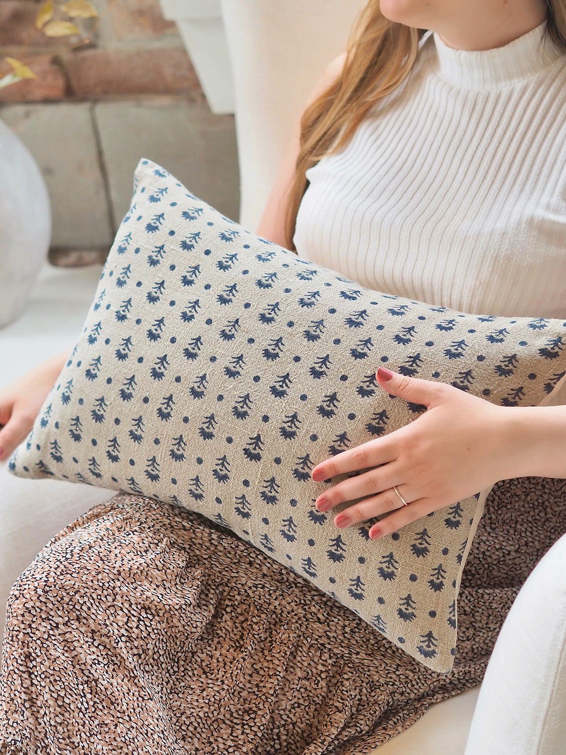 Mira Indigo Pillow | 14x20