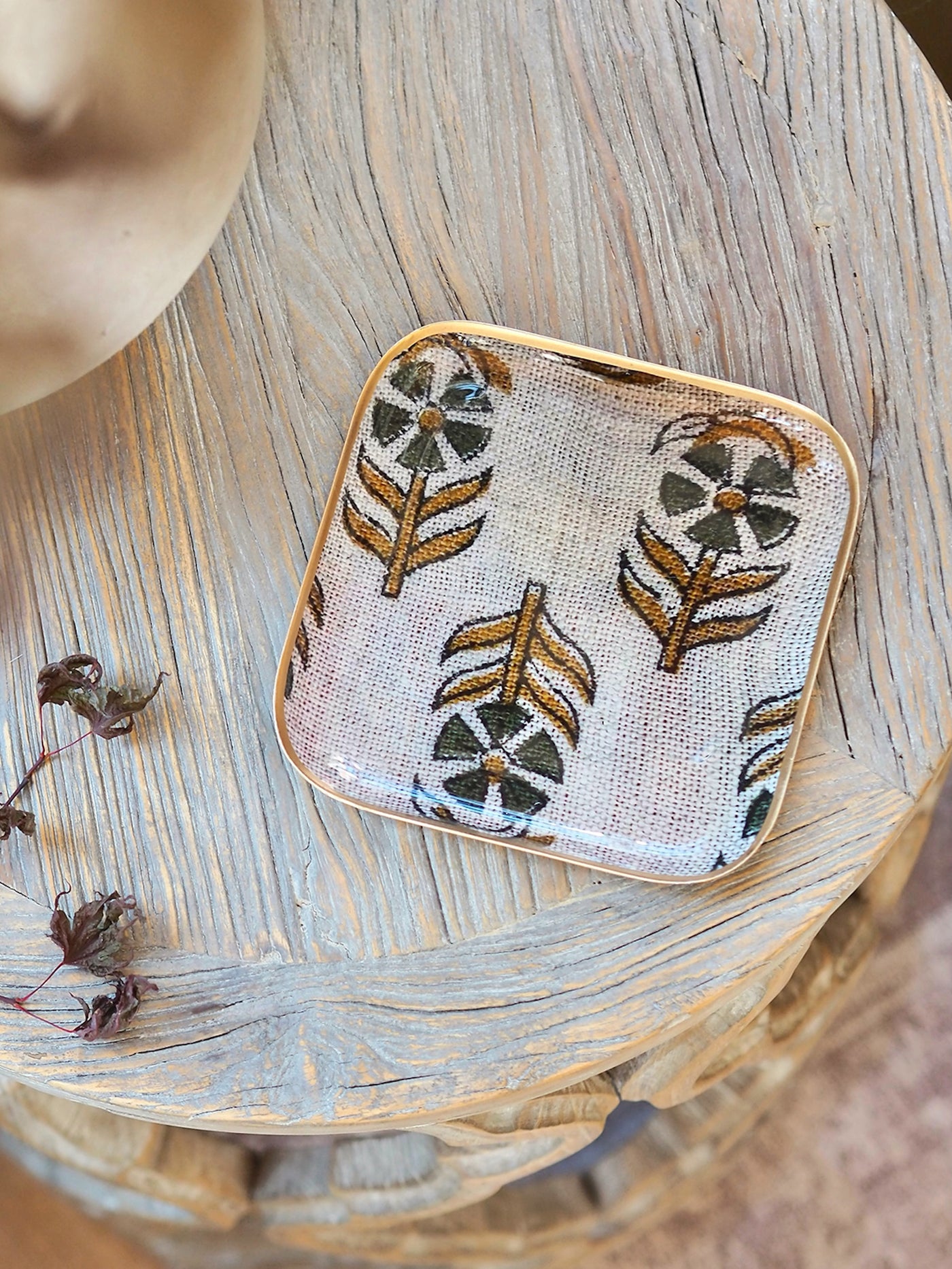 Folk Bloom Trinket Tray