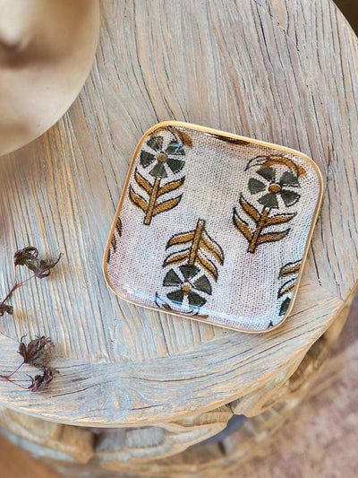 Folk Bloom Trinket Tray