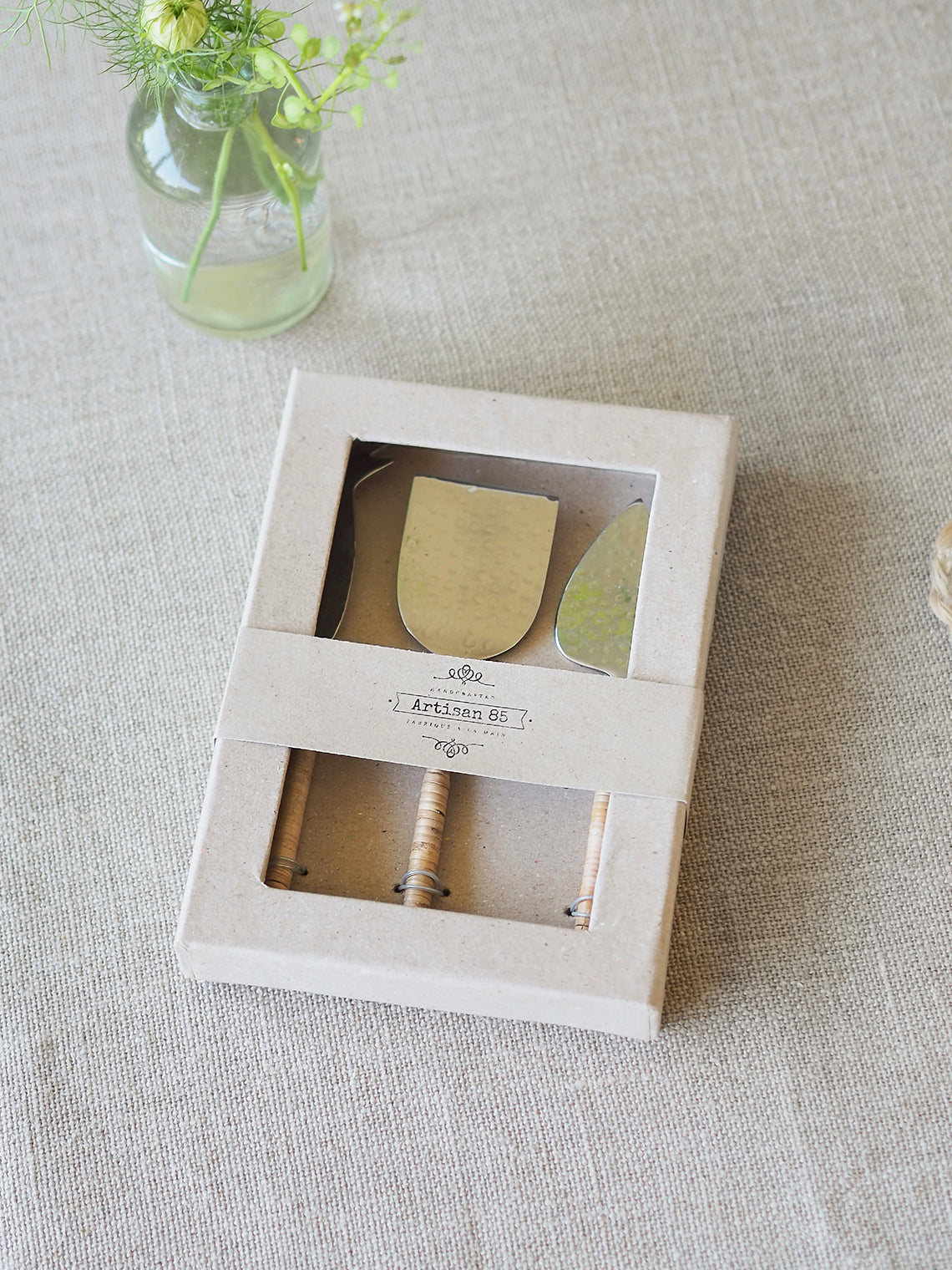 Tereza Rattan Cheese Set - The Cross Decor & Design