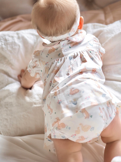 Bunny and Duck Knot Headband 0-12M - The Cross Decor & Design