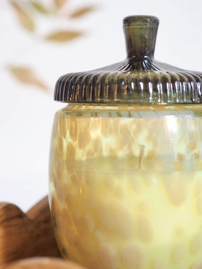 Leaves & Acorn Candle