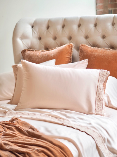 Bria Pearl Novola Lace Bedding - The Cross Decor & Design