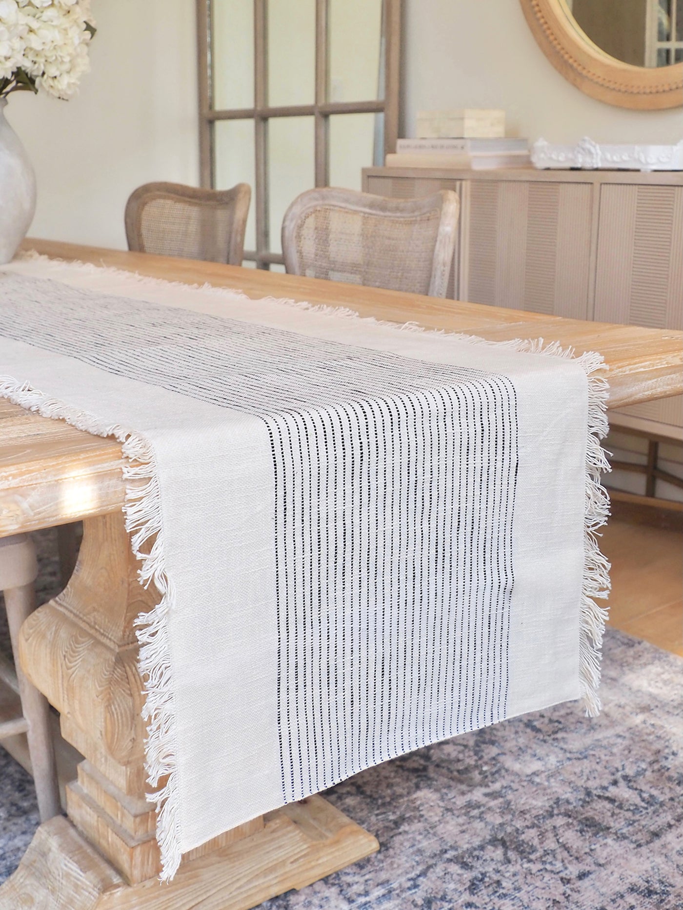 Mara Ivory Table Runner - The Cross Decor & Design