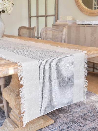 Mara Ivory Table Runner - The Cross Decor & Design