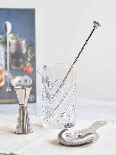 Embossed Cocktail Mixing Set - The Cross Decor & Design