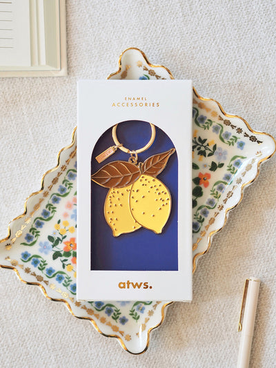 Lemon Keychain - The Cross Decor & Design