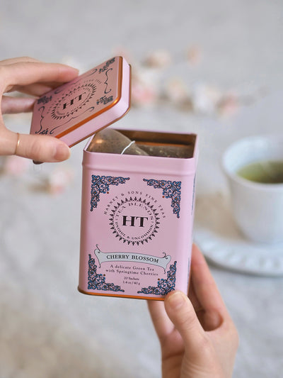 Cherry Blossom Tea Tin - The Cross Decor & Design