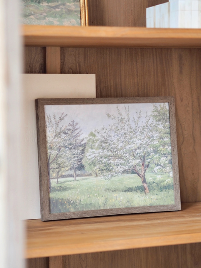 Cherry Blossom Trees Framed Canvas Print - The Cross Decor & Design
