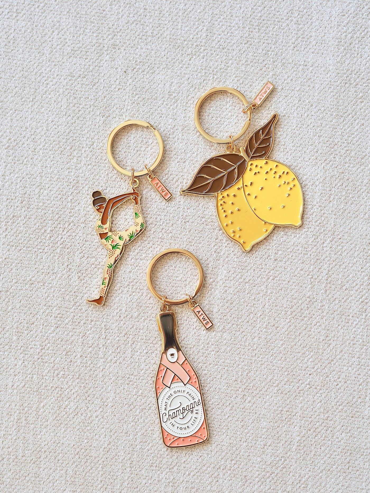 Yoga Keychain - The Cross Decor & Design