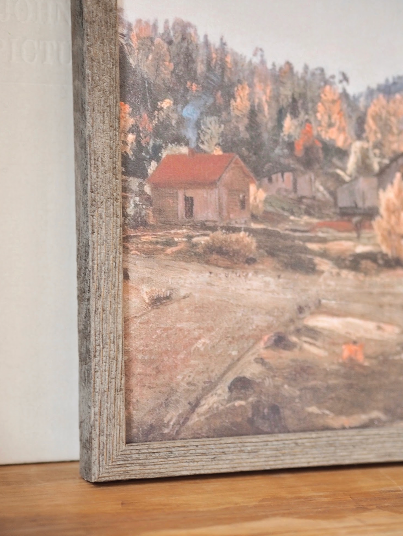 The Old Farm Framed Canvas Print | 11x14 - The Cross Decor & Design