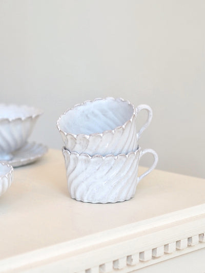 Astier De Villate | Peggy Tea Cup & Saucer - The Cross Decor & Design