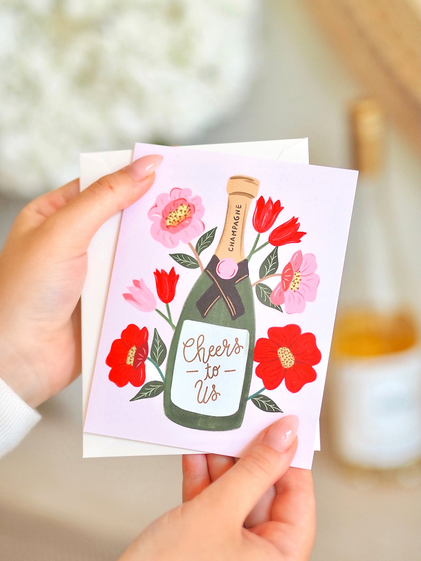 Cheers To Us Card - The Cross Decor & Design