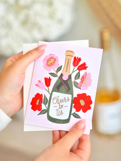 Cheers To Us Card - The Cross Decor & Design