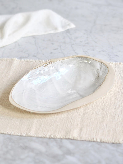 White Seashell Dish - The Cross Decor & Design