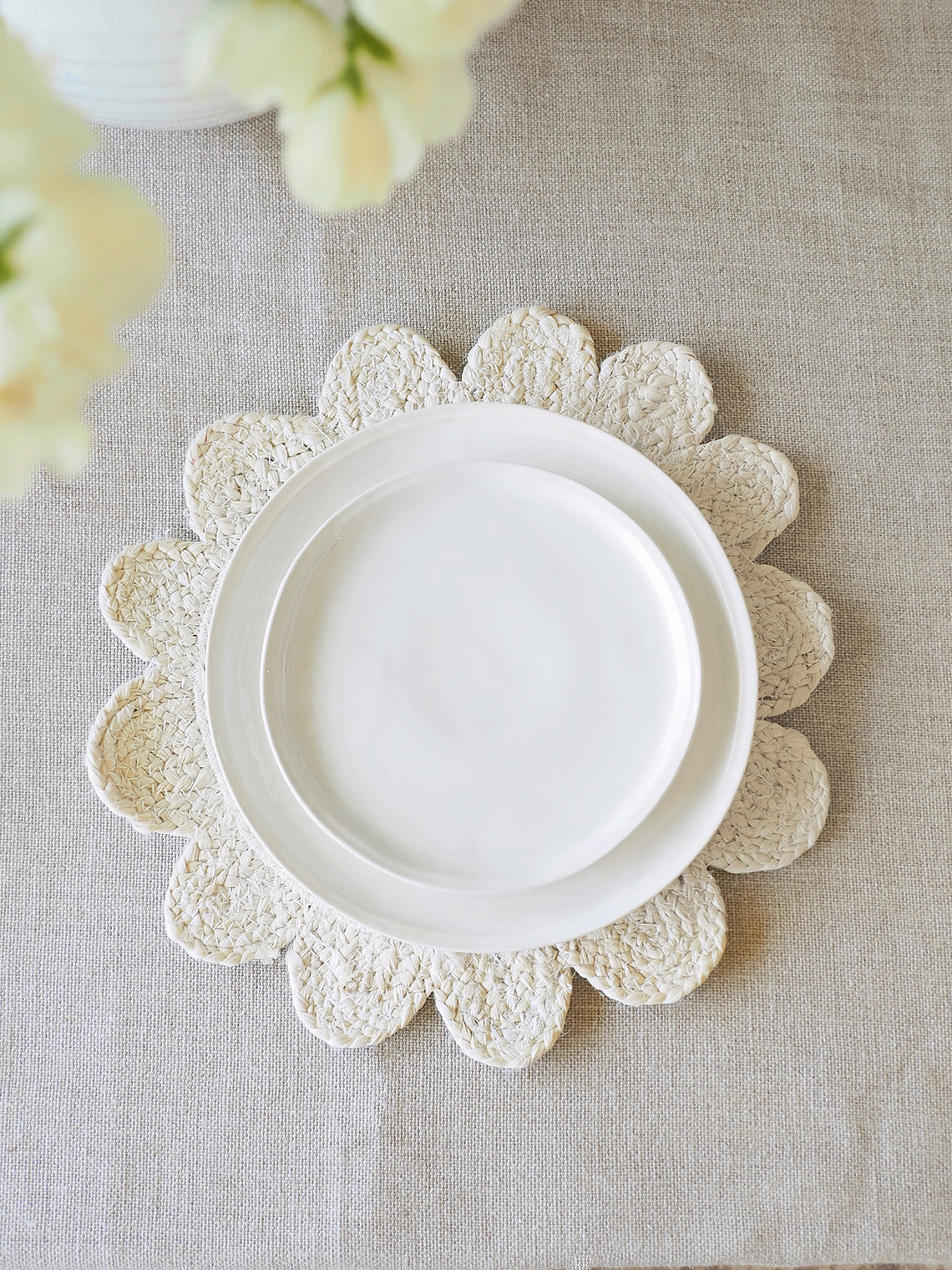 Jubilee Scallop Placemat - The Cross Decor & Design