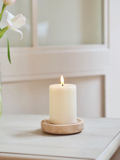 Battery Operated Sand Pillar Candle