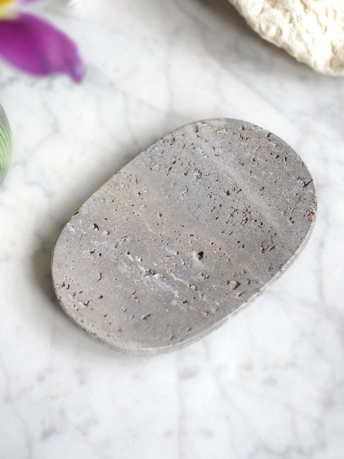 Travertine Soap Dish