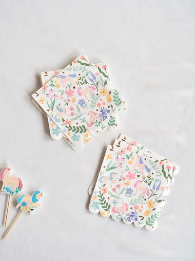 Meadow Unicorns Napkins - The Cross Decor & Design