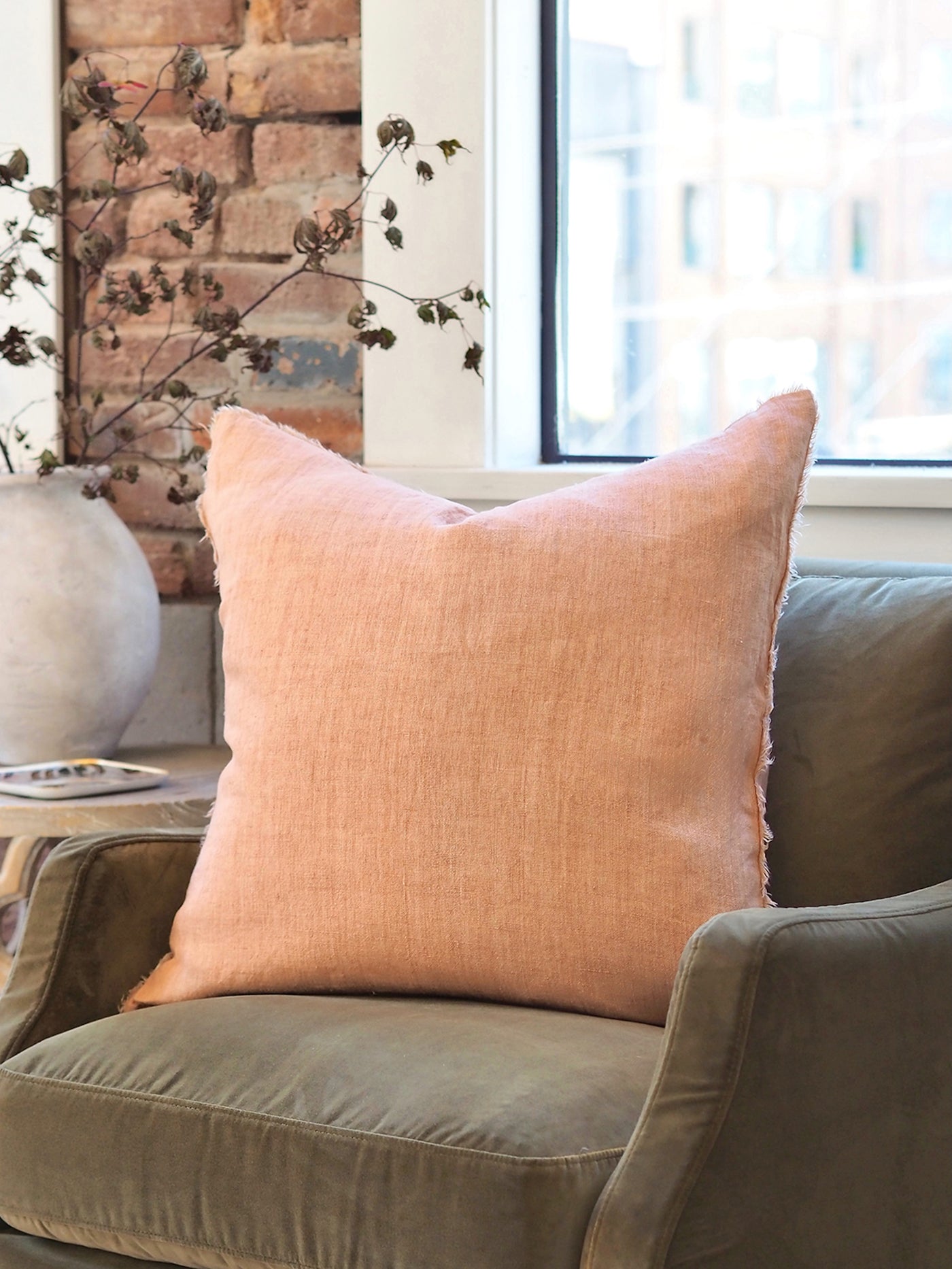 Lina Terracotta Pillow | 24x24