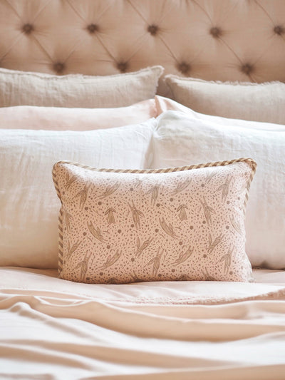 Leaping Rabbits Blush Pillow - The Cross Decor & Design