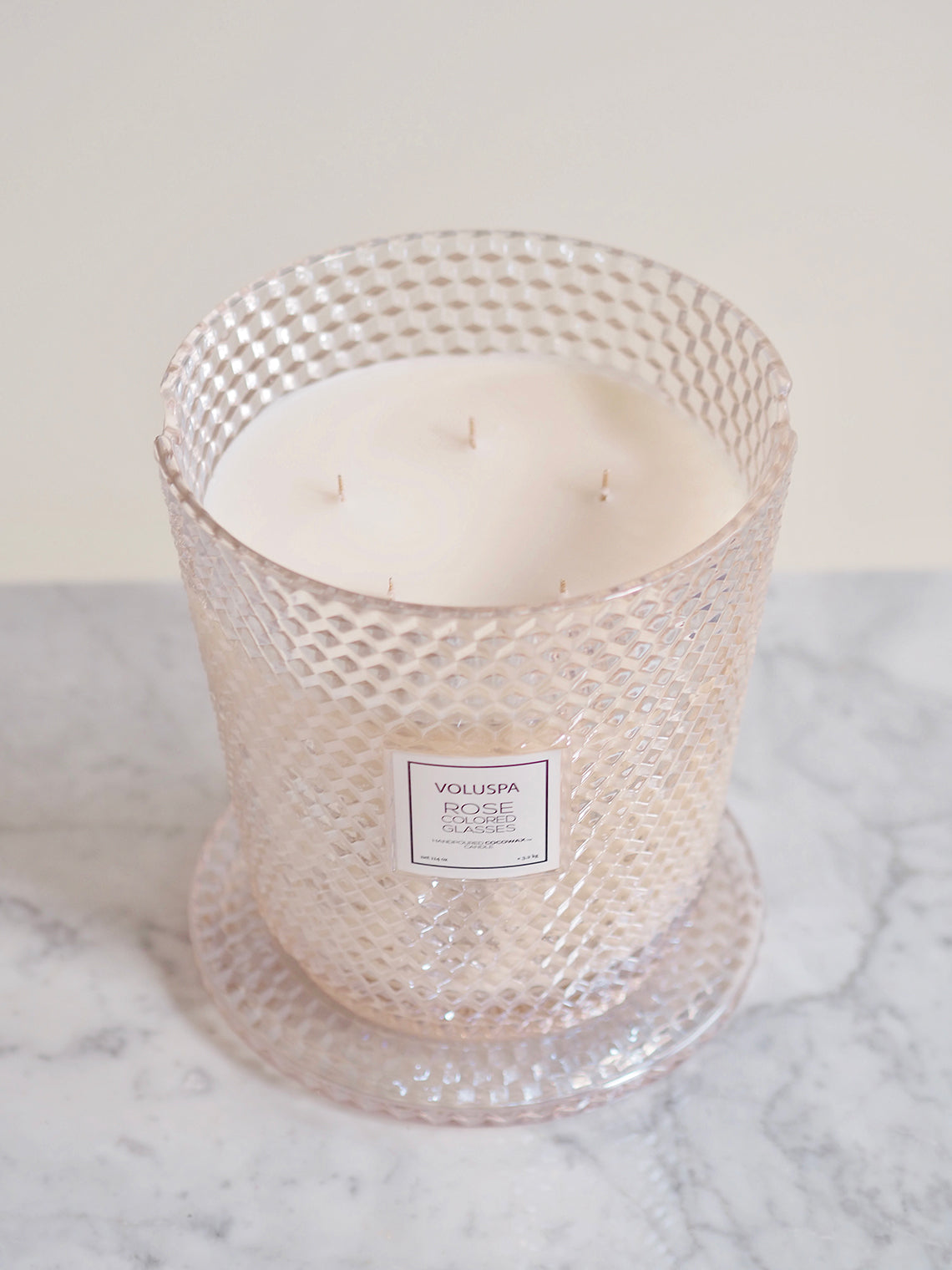 Rose Coloured Glasses 5 Wick Hearth Candle - The Cross Decor & Design