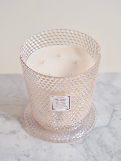 Rose Coloured Glasses 5 Wick Hearth Candle - The Cross Decor & Design