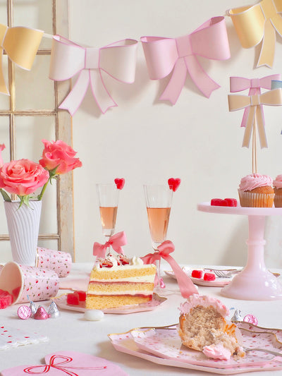 3D Paper Bow Garland - The Cross Decor & Design