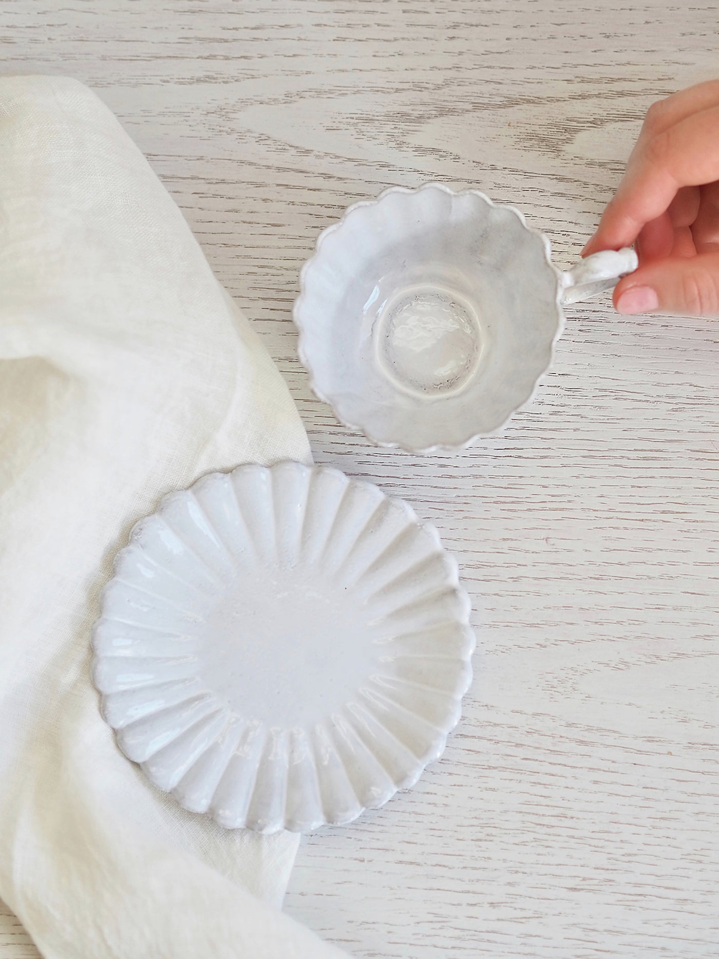 Marguerite Tea Cup - The Cross Decor & Design