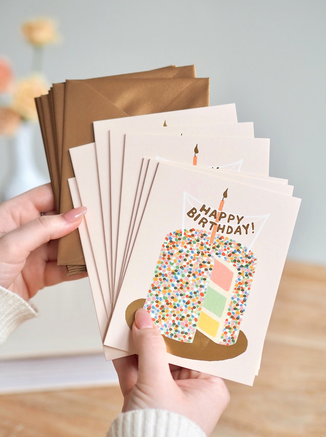 Layer Cake Birthday Card Boxed Set