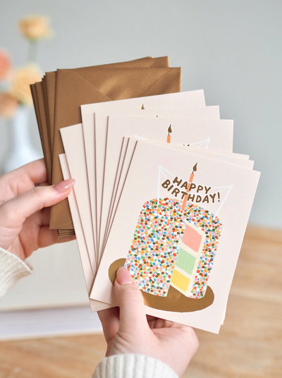 Layer Cake Birthday Card Boxed Set
