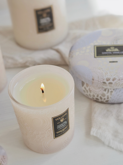 Santal Vanille Classic Boxed Candle - The Cross Decor & Design