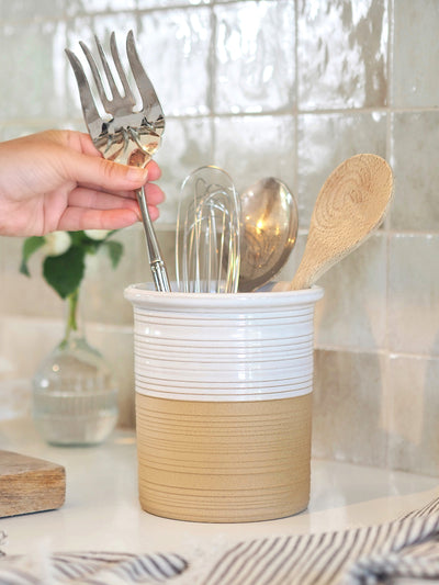 Tavaris Utensil Holder - The Cross Decor & Design