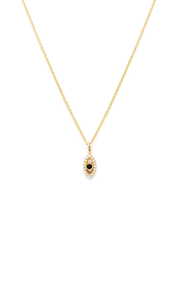 Evil Eye Sapphire Necklace - The Cross Decor & Design